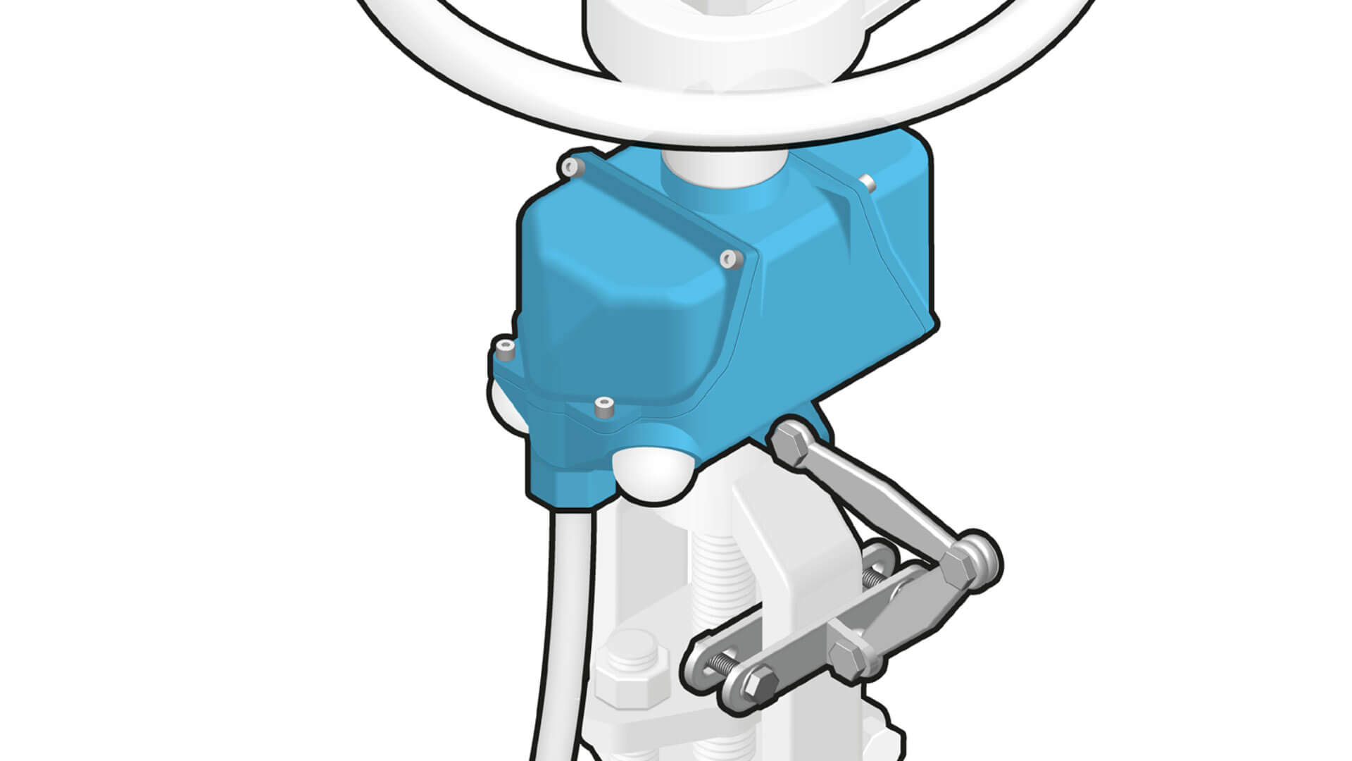 Valve position indicator universal mounting device