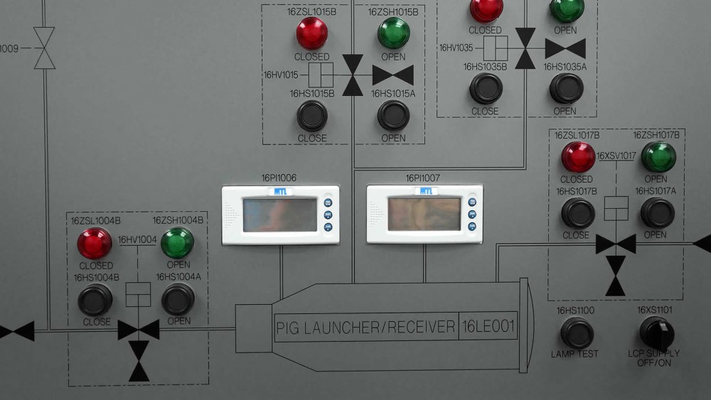 Custom build valve operating panel for enhanced safety and efficiency